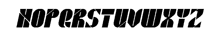 ROBOT LIFE Bold Italic Font UPPERCASE
