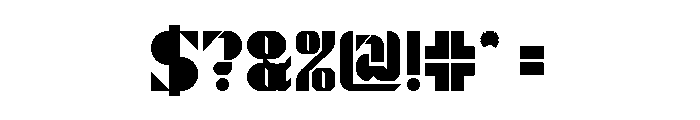 ROBOT LIFE Bold Font OTHER CHARS