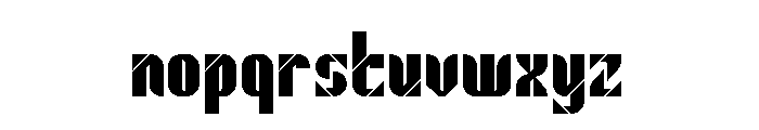 ROBOT LIFE Bold Font LOWERCASE