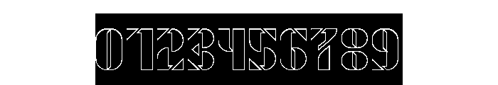 ROBOT LIFE-Hollow-Inverse Font OTHER CHARS