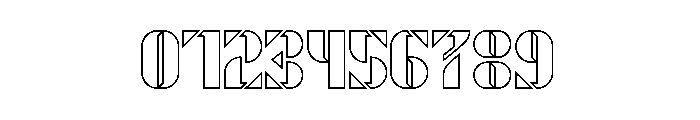 ROBOT LIFE-Hollow Font OTHER CHARS