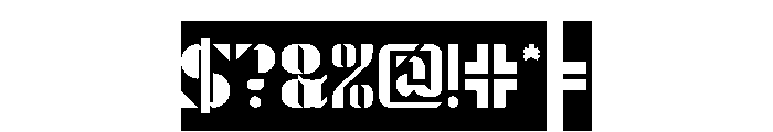 ROBOT LIFE-Inverse Font OTHER CHARS