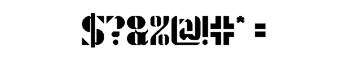 ROBOT LIFE Font OTHER CHARS