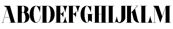 ROCA POVA-Regular Font UPPERCASE