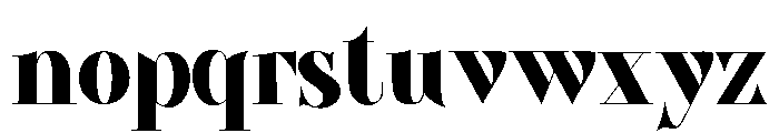 ROCA POVA-Regular Font LOWERCASE