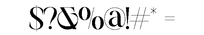 ROFUSTA-Regular Font OTHER CHARS