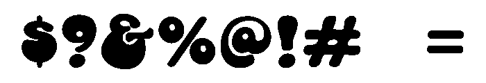 ROINBOW Font OTHER CHARS