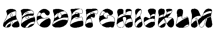 ROINBOW Font UPPERCASE