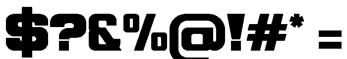 ROKKER Bold Font OTHER CHARS