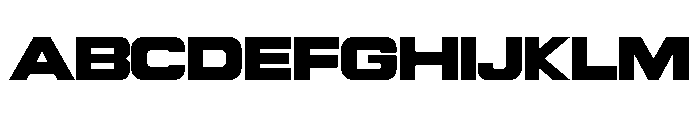 ROKKER Bold Font UPPERCASE