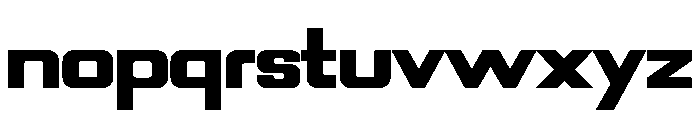 ROKKER Bold Font LOWERCASE