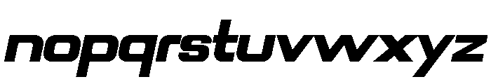 ROKKER Italic Font LOWERCASE