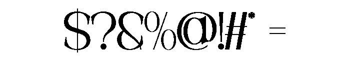ROMENSDAWNREGULAR-Regular Font OTHER CHARS