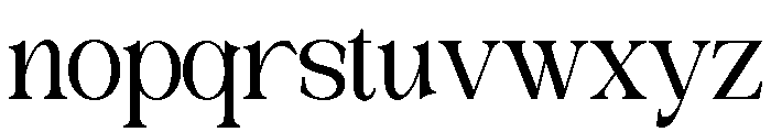 ROMENSDAWNREGULAR-Regular Font LOWERCASE