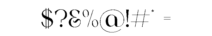 ROMEON Font OTHER CHARS