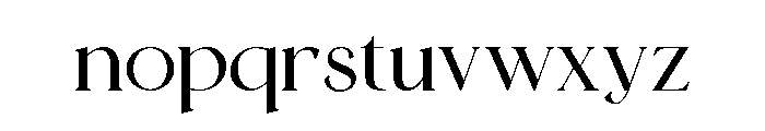 ROMEON Font LOWERCASE