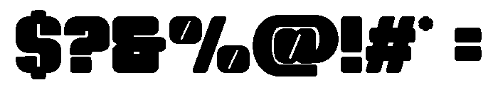 RONAS-Regular Font OTHER CHARS