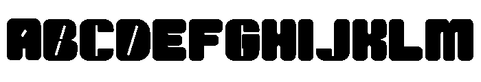 RONAS-Regular Font UPPERCASE