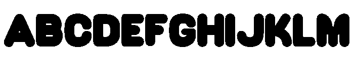 RONDAPO Regular Font UPPERCASE