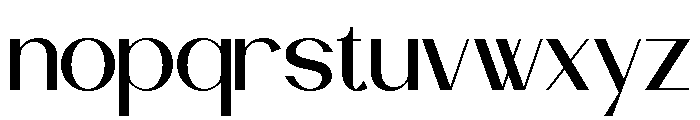 ROOVEN-Regular Font LOWERCASE