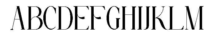 ROSEAN Regular Font UPPERCASE