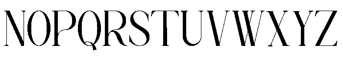 ROSEAN Regular Font UPPERCASE