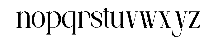 ROSEAN Regular Font LOWERCASE