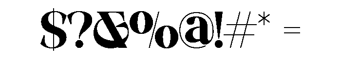 ROSELLO-Regular Font OTHER CHARS
