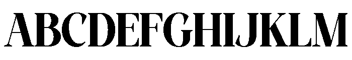ROSELLO-Regular Font UPPERCASE