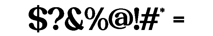 ROSTALE-Regular Font OTHER CHARS