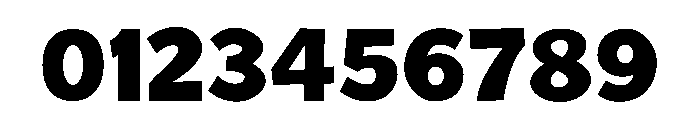ROUGH BLOCKED Bold Font OTHER CHARS