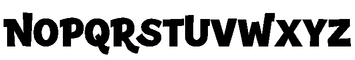 ROUGH BLOCKED Bold Font UPPERCASE