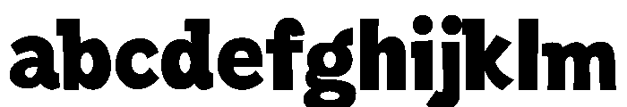 ROUGH BLOCKED Bold FONT