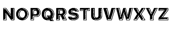ROUGH FRAME Font UPPERCASE