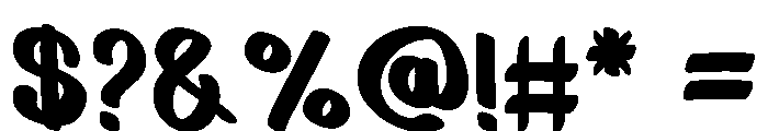 ROUGHLINE Font OTHER CHARS
