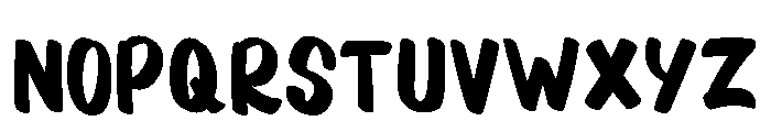 ROUGHLINE Font LOWERCASE