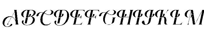 ROULEN ATELIER Italic Font UPPERCASE