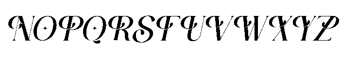 ROULEN ATELIER Italic Font UPPERCASE