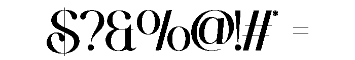 ROULEN ATELIER Regular Font OTHER CHARS