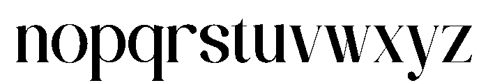 ROULEN ATELIER Regular Font LOWERCASE