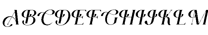 ROULENATELIER-Italic Font UPPERCASE