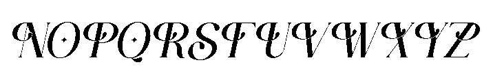 ROULENATELIER-Italic Font UPPERCASE