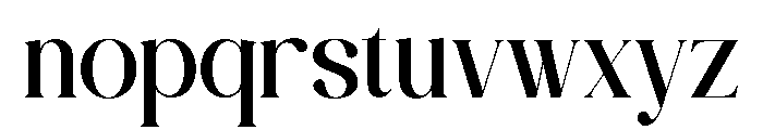 ROULENATELIER-Regular Font LOWERCASE