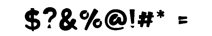 ROUNDAROO Font OTHER CHARS