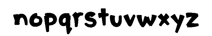 ROUNDAROO Font LOWERCASE
