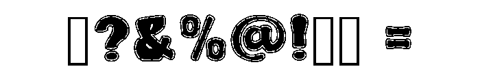 Road Holiday Regular Font OTHER CHARS