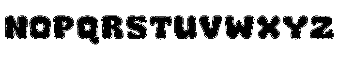 Road Holiday Regular Font LOWERCASE