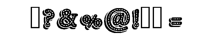 Road Trip Regular Font OTHER CHARS
