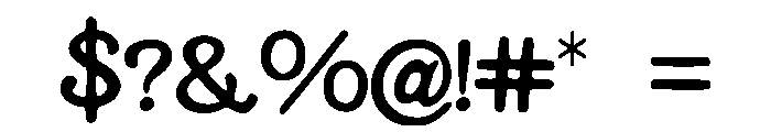 Road_Tripper Font OTHER CHARS