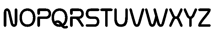 Roader Font LOWERCASE